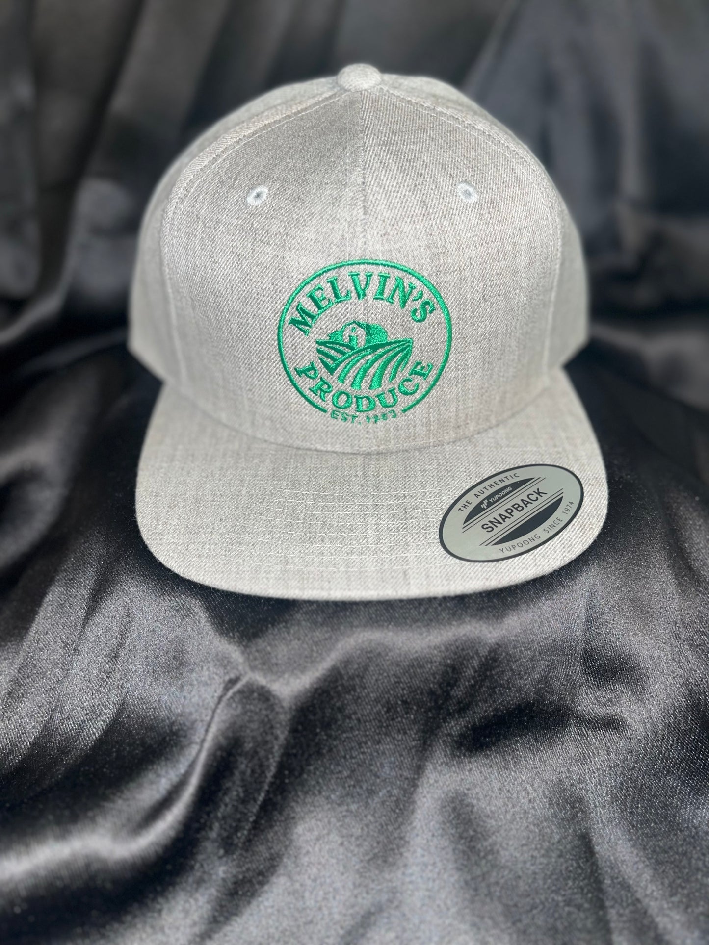 TWEED GREY/GREEN; Snapback