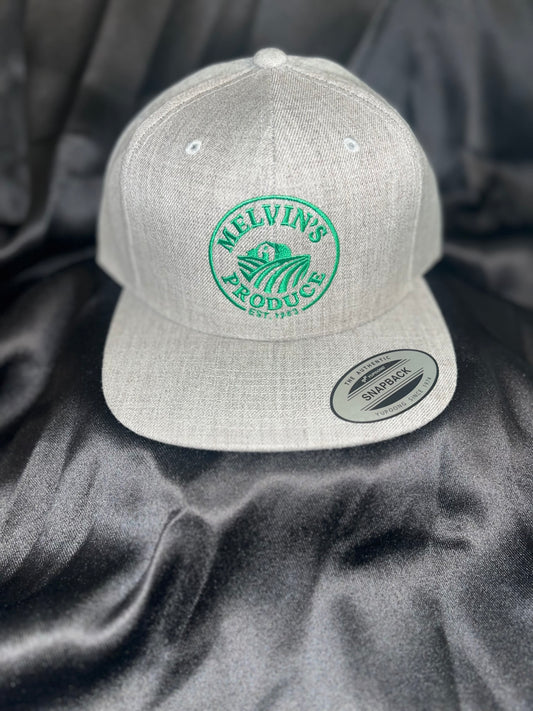TWEED GREY/GREEN; Snapback